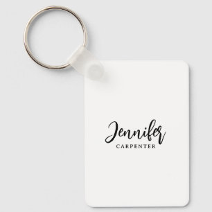 Professionell elegante moderne minimalistische Nam Schlüsselanhänger