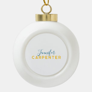 Professionell elegante moderne minimalistische Sch Keramik Kugel-Ornament