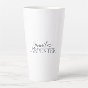 Professionell elegante moderne minimalistische Sch Milchtasse