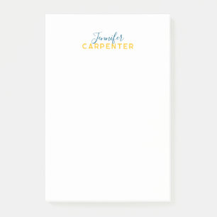 Professionell elegante moderne minimalistische Sch Post-it Klebezettel