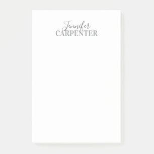 Professionell elegante moderne minimalistische Sch Post-it Klebezettel