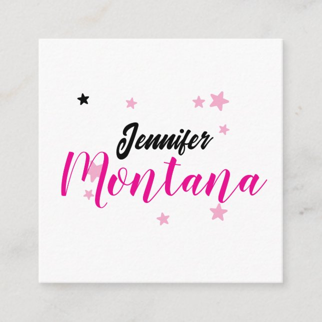 Professionell eleganter moderner minimalistischer  begleitkarte (Vorderseite)