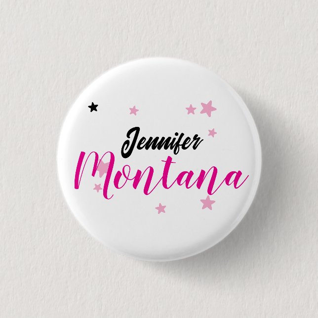 Professionell eleganter moderner minimalistischer  button (Vorderseite)