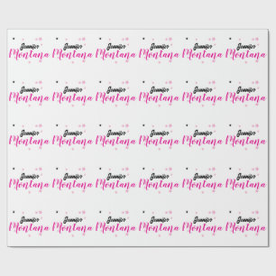 Professionell eleganter moderner minimalistischer geschenkpapier