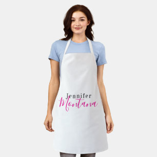 Professionell eleganter moderner minimalistischer schürze