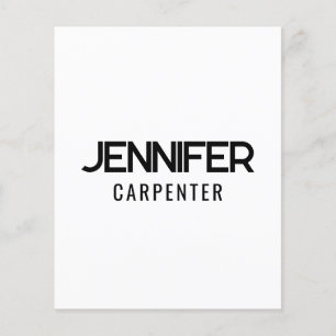Professionell elegantes modernes minimalistisches  flyer
