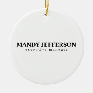 Professionell elegantes modernes minimalistisches keramik ornament