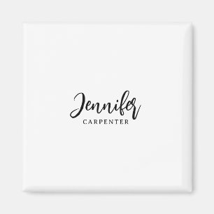 Professionell elegantes modernes minimalistisches  magnet