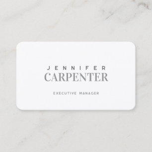 Professionell elegantes modernes minimalistisches  visitenkarte