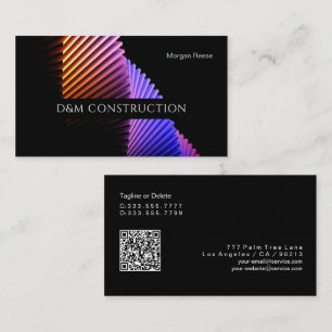 Professionell, intelligentes Design, QR-Code Visitenkarte