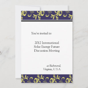 professionell, international, Firmenmeeting Einladung