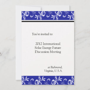 professionell, international, Firmenmeeting Einladung