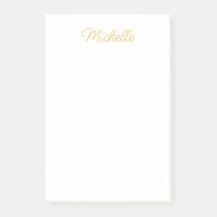 Professionell klassisch minimalistischer eigener N Post-it Klebezettel