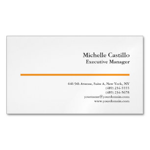 Professionell Minimalistisch Modern Schlicht Magnetische Visitenkarte