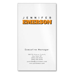 Professionell minimalistisches modernes Design Magnetische Visitenkarte