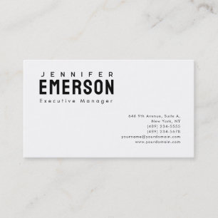 Professionell minimalistisches modernes Design Visitenkarte