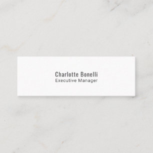 Professionell Modern Minimalistisch Einfach Mini Visitenkarte