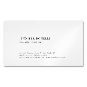 Professionell schlicht minimalist modern trendy magnetische visitenkarte