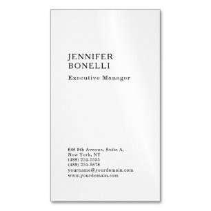 Professionell schlicht minimalist modern trendy magnetische visitenkarte