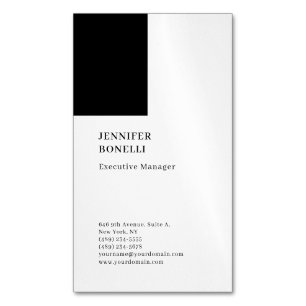 Professionell schlicht minimalist modern trendy magnetische visitenkarte
