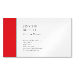 Professionell schlicht minimalist modern trendy magnetische visitenkarte