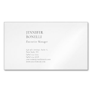 Professionell schlicht minimalist modern trendy magnetische visitenkarte