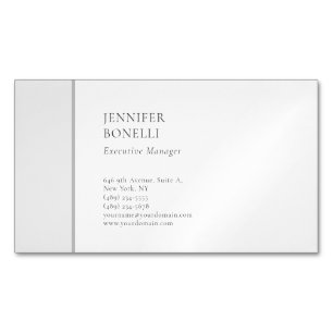 Professionell schlicht minimalist modern trendy magnetische visitenkarte