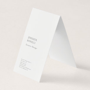 Professionell schlicht minimalist modern trendy visitenkarten