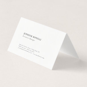 Professionell schlicht minimalist modern trendy visitenkarten