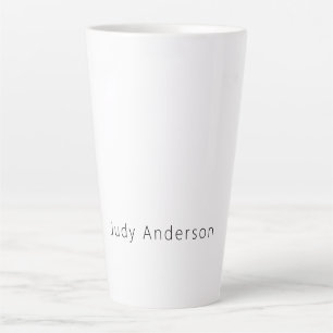 Professionell Schlicht Modern Elegant Ihr Name Milchtasse