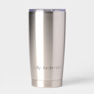 Professionell Schlicht Modern Elegant Ihr Name Thermobecher