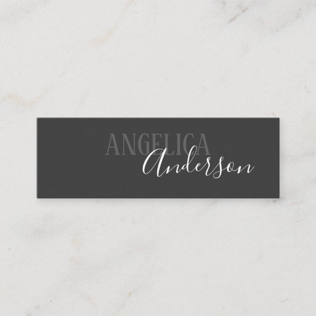 Professionell stilvoll mini visitenkarte (Vorderseite)