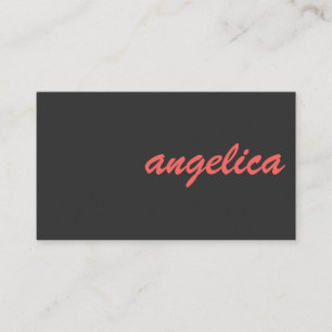 Professionell stilvoll visitenkarte