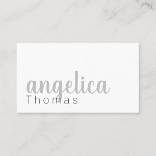 Professionell stilvolle Cursive Visitenkarte