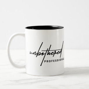 Professionell unbelästigt" zweifarbige tasse