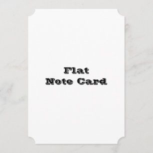 Professionelle 5" x 7" Ticket Flat Mitteilungskarte