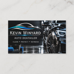 Professionelle Auto-Detailing-Karte Visitenkarte