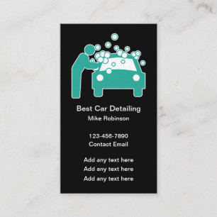 Professionelle Autodetailing-Dienstleistungen Visitenkarte