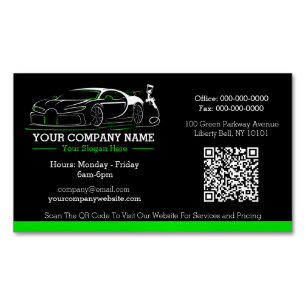 Professionelle Autolackiererei Automotive Magnetische Visitenkarte
