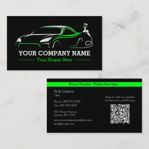 Professionelle Autolackiererei Automotive Visitenkarte