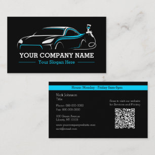 Professionelle Autolackiererei Automotive Visitenkarte