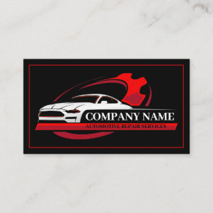 Professionelle Autoreparatur, Automechaniker Visitenkarte