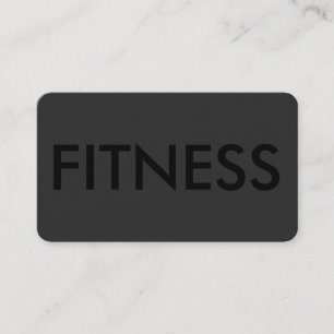 Professionelle Black Out Fitness Sport Visitenkart Visitenkarte