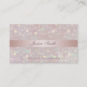 Professionelle elegante Glitter Visitenkarte