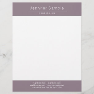 Professionelle elegante moderne einfache Designvor Briefbogen