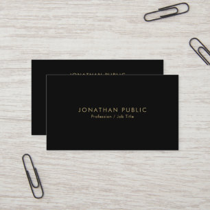Professionelle elegante moderne Vorlage Minimalist Visitenkarte