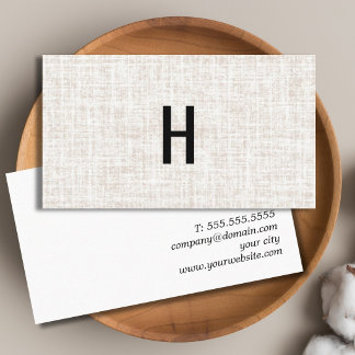 Professionelle elegante Textur Beige Schwarzes Mon Visitenkarte
