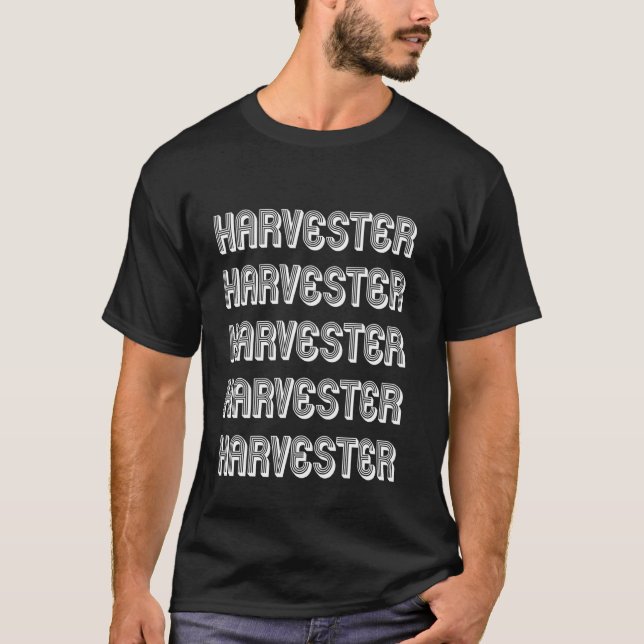 Professionelle Erntemaschine T-Shirt (Vorderseite)