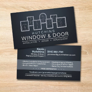 Professionelle Fenster- und Türinstallation Repara Visitenkarte