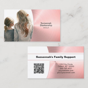 Professionelle Foto-Doula-Familienunterstützung &  Visitenkarte